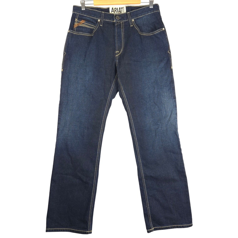 Ariat M2 Relaxed Bootcut‎ Jeans Mens 33x32 Memphis Dark Wash Denim 10028940